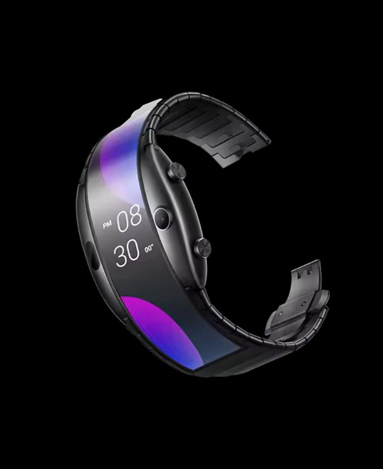 Nubia Alpha Smartwatch | Foldable OLED Display | eSIM Calling | Futuristic Wearable Watch