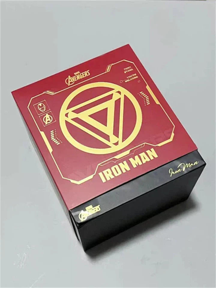 Marvel Iron Man Arc Reactor Wireless Earbuds – LED Futuristic Design سماعات مارفل آيرون مان اللاسلكية بتصميم مستقبلي وإضاءة LED