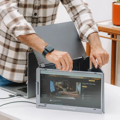 Triple Boost 14 Pro – Triple Screen Laptop Extender  -  تريبـل بوست 14 برو – شاشة ثلاثية للابتوب
