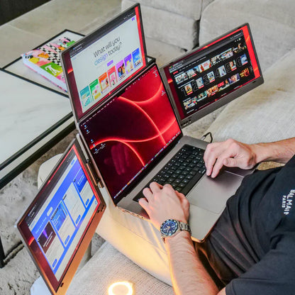Triple Boost 14 Pro – Triple Screen Laptop Extender  -  تريبـل بوست 14 برو – شاشة ثلاثية للابتوب