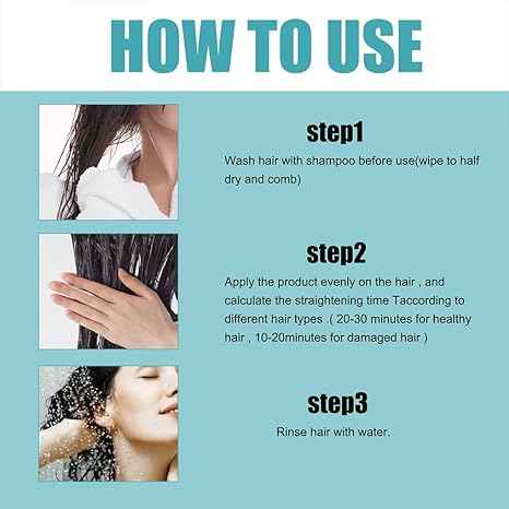 Buy 1 Get 1 FREE  Protein Hair Straightening Cream – Gentle Damage-Repair & Smoothing Formula 60ml