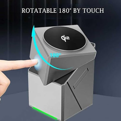 3-in-1 Foldable Magnetic Wireless Charger – شاحن لاسلكي مغناطيسي ذكي