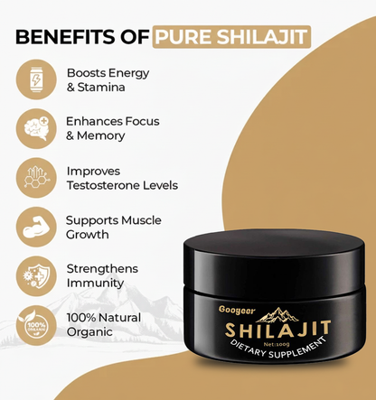 PACK OF 2 Googeer Shilajit Natural Healthy (100g)