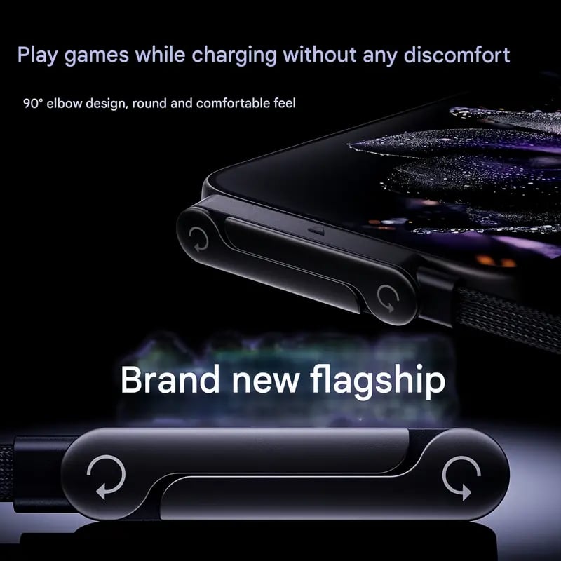 BLACK FRIDAY SALE🎁JAXVOLT 240W Super Fast Charging 2-in-1 Charging Cable & Phone Stand