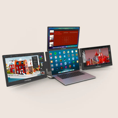 Triple Boost 14 Pro – Triple Screen Laptop Extender  -  تريبـل بوست 14 برو – شاشة ثلاثية للابتوب