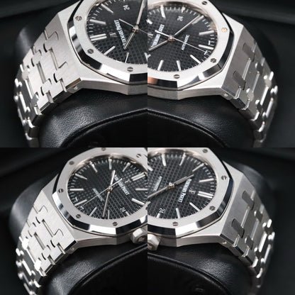 Audemars Piguet Royal Oak 41mm Steel Case Black Dial Steel Bracelet Automatic Date