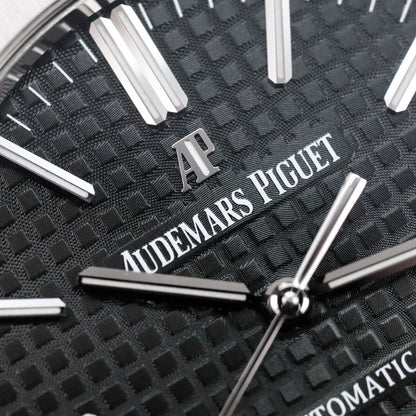 Audemars Piguet Royal Oak 41mm Steel Case Black Dial Steel Bracelet Automatic Date