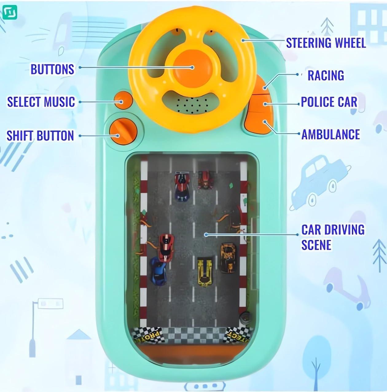 Interactive Steering Wheel for Kids New Driving Steering Wheel Toy
