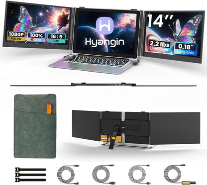 Triple Boost 14 Pro – Triple Screen Laptop Extender  -  تريبـل بوست 14 برو – شاشة ثلاثية للابتوب
