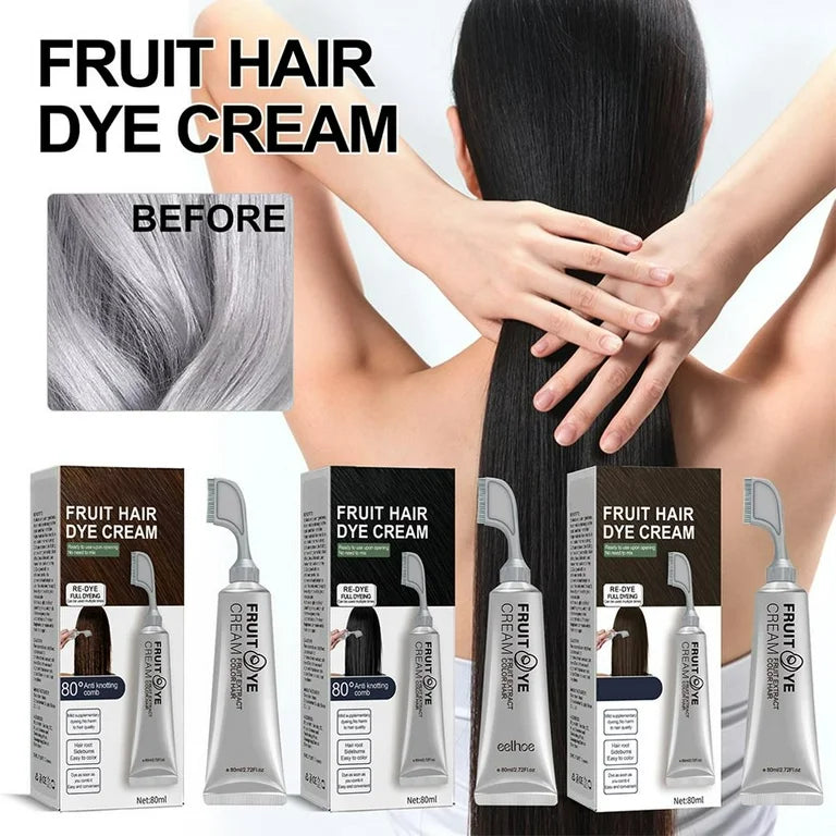 Fruit Hair Dye Cream كريم صبغة شعر بالفواكه