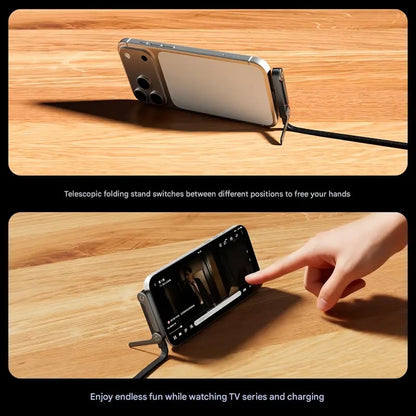BLACK FRIDAY SALE🎁JAXVOLT 240W Super Fast Charging 2-in-1 Charging Cable & Phone Stand