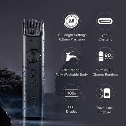 Xiaomi Grooming Kit Pro | ماكينة حلاقة رجالية متعددة الاستخدامات IPX7 Waterproof – Beard, Hair & Body Trimmer