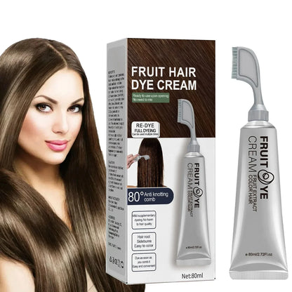 Fruit Hair Dye Cream كريم صبغة شعر بالفواكه