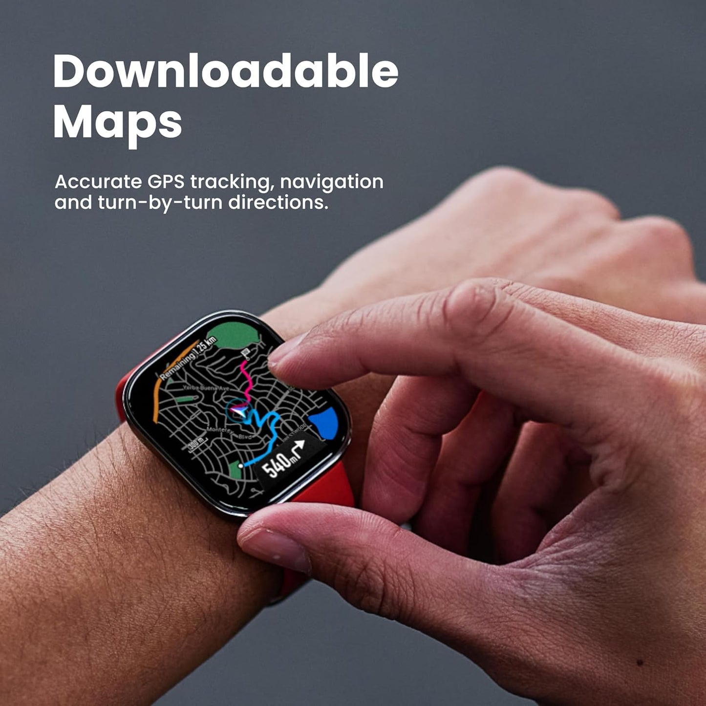 Smart Watch 46mm – 14 Day Battery, 1.97" AMOLED Display, GPS, Bluetooth Call & Text, Health & Fitness Tracker