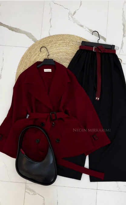 Perfect Combo: Shirt, Pants & Sneakers& Bag "التركيبة المثالية: قميص، بنطال وأحذية رياضية!" – Dark Brown