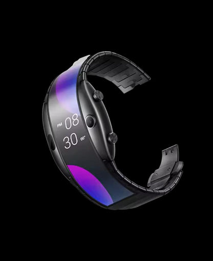 Nubia Alpha Smartwatch | Foldable OLED Display | eSIM Calling | Futuristic Wearable Watch