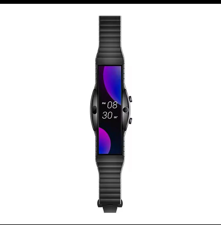 Nubia Alpha Smartwatch | Foldable OLED Display | eSIM Calling | Futuristic Wearable Watch