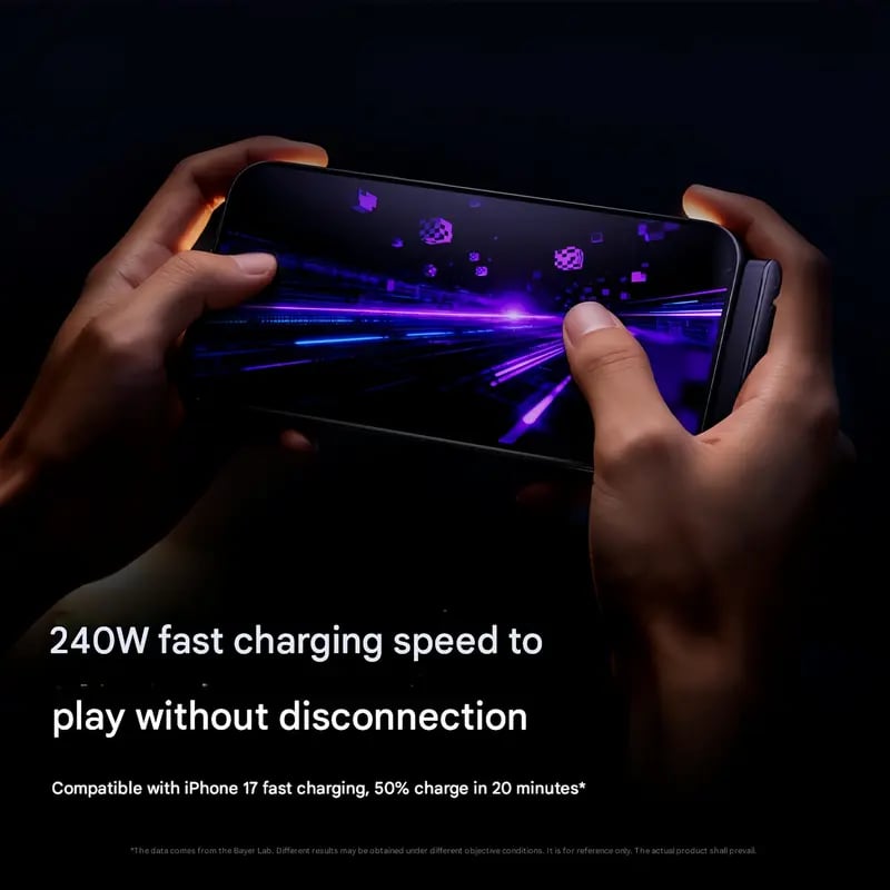 BLACK FRIDAY SALE🎁JAXVOLT 240W Super Fast Charging 2-in-1 Charging Cable & Phone Stand
