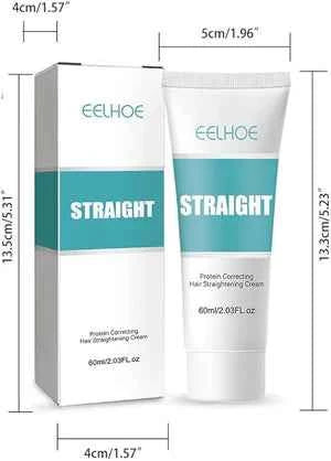 Buy 1 Get 1 FREE  Protein Hair Straightening Cream – Gentle Damage-Repair & Smoothing Formula 60ml