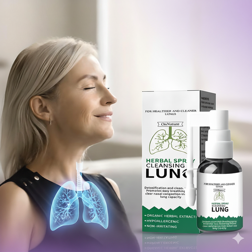 BREATHE-RIGHT ORGANIC HERBAL ORAL LUNG SPRAY: POWERFUL LUNG SUPPORT CLEANSE & REPAIR.