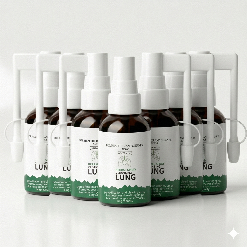 BREATHE-RIGHT ORGANIC HERBAL ORAL LUNG SPRAY: POWERFUL LUNG SUPPORT CLEANSE & REPAIR.