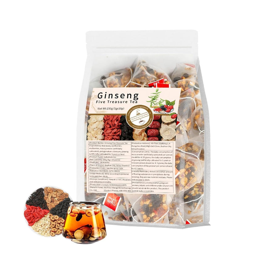 Last Day 49% OFF Ginseng Five Treasure Tea