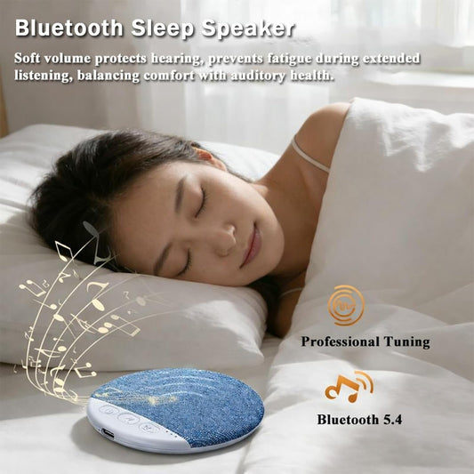 Bluetooth Pillow Speaker for Sleeping, S1 Ultra-Thin Bluetooth Pillow Speaker with White Noise Timer Wireless Sleep Aid (Blue*1)