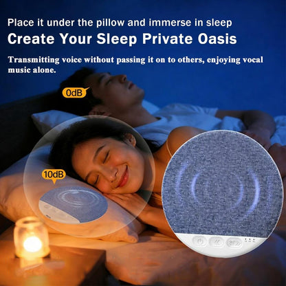 Bluetooth Pillow Speaker for Sleeping, S1 Ultra-Thin Bluetooth Pillow Speaker with White Noise Timer Wireless Sleep Aid (Blue*1)
