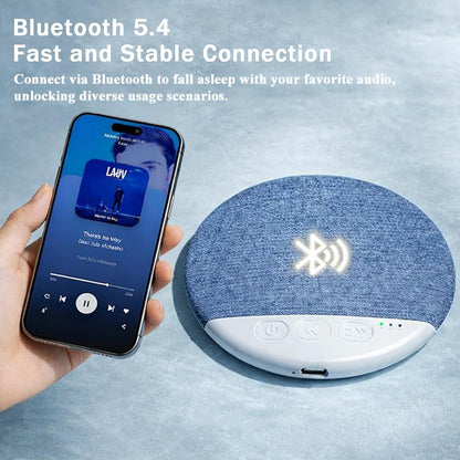 Bluetooth Pillow Speaker for Sleeping, S1 Ultra-Thin Bluetooth Pillow Speaker with White Noise Timer Wireless Sleep Aid (Blue*1)