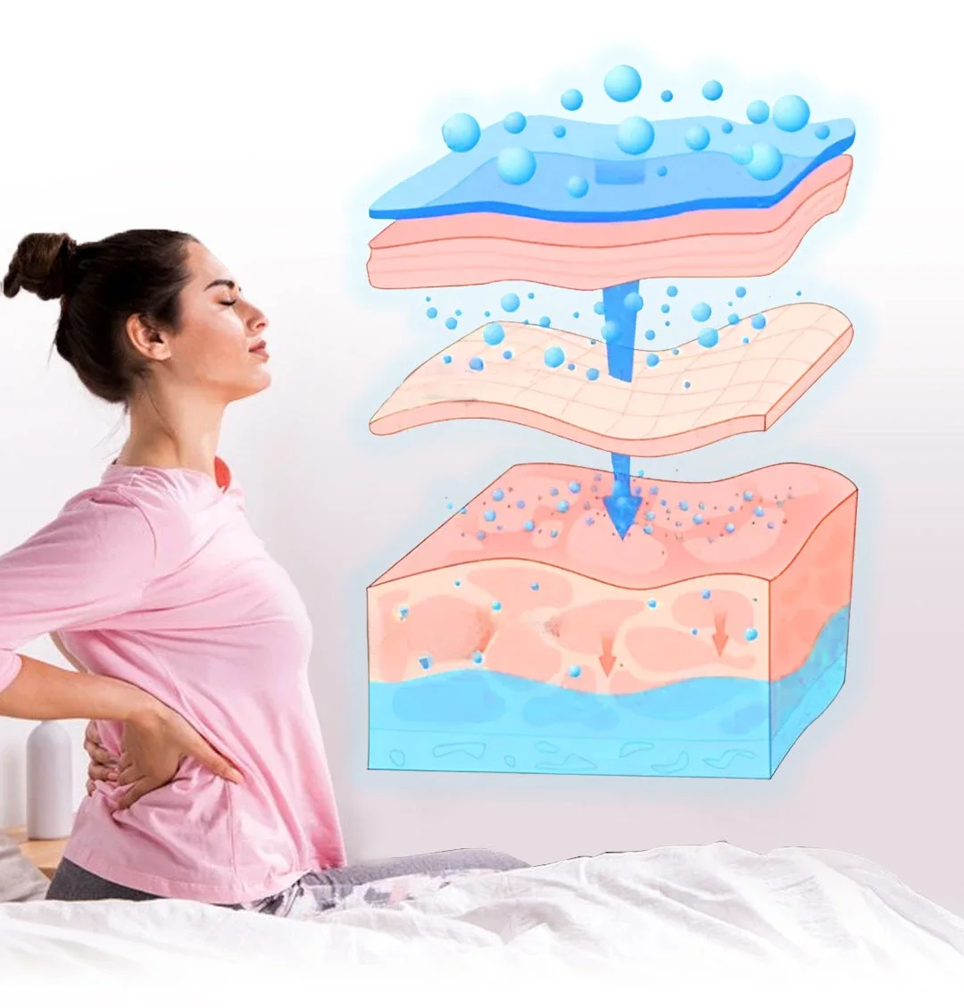 ELAHE Japanese Herbal Lumbar Spine Cold Gel Spray