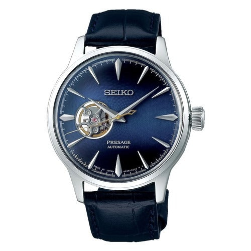 Seiko Presage Automatic Open-Heart Men’s Watch – Blue Dial | Made in Japan