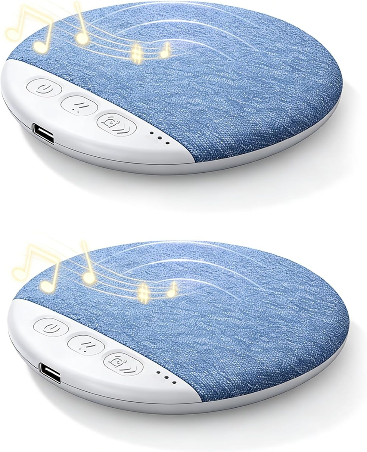 Bluetooth Pillow Speaker for Sleeping, S1 Ultra-Thin Bluetooth Pillow Speaker with White Noise Timer Wireless Sleep Aid (Blue*1)