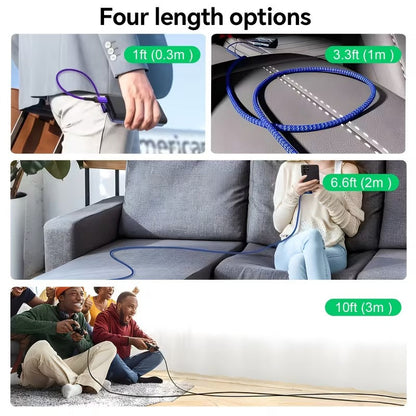 Fast Charging, Right Angle USB to USB C Cable Braided USB C Charger for Samsung for Huawei for Xiaomi for Redmi for Oppo for Oneplus And More Smartphone