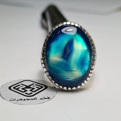 silver-toned mood ring
