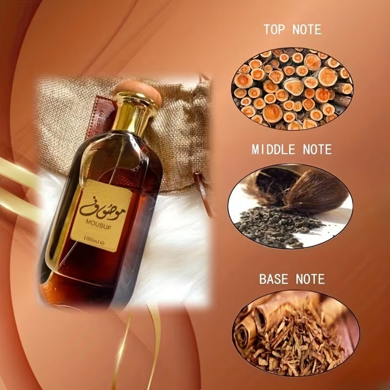 Classic Wooden Scent, Long-Lasting Intense Fragrance, Alcohol-Based, Eau De Parfum, Men'S Fragrance, Travel-Friendly, Christmas Gift Idea