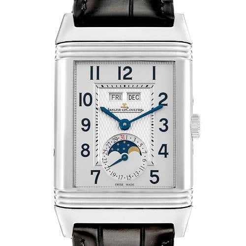 Classic Rectangular Automatic Watch – Day & Night Dial | Luxury Dress Timepiece