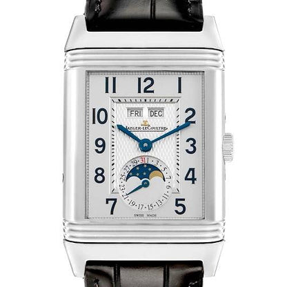 Classic Rectangular Automatic Watch – Day & Night Dial | Luxury Dress Timepiece
