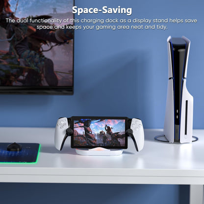 PlayStation Portal Remote Player جهاز ألعاب محمول بشاشة كبيرة مع أذرع تحكم احترافية