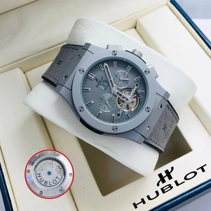 Hublot - Classic Fusion Automatic Skeleton Chronograph Watch (A+) (Copy)
)