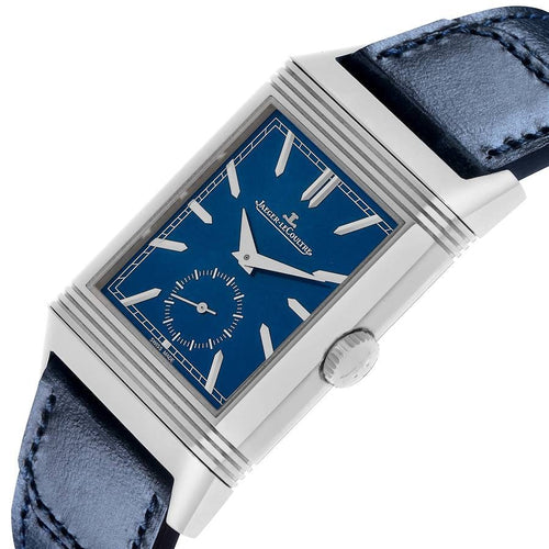 Classic Rectangular Automatic Watch – Day & Night Dial | Luxury Dress Timepiece