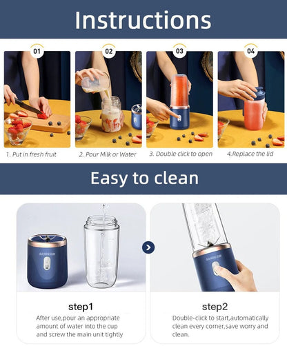 Smoothie blender with extra mug