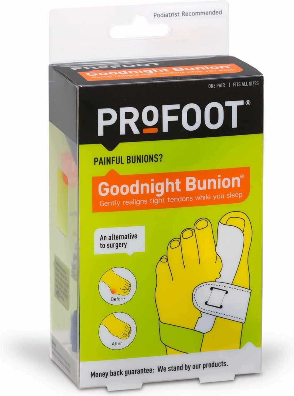Profoot, Goodnight Bunion, Bunion Regulator, 1 Pair