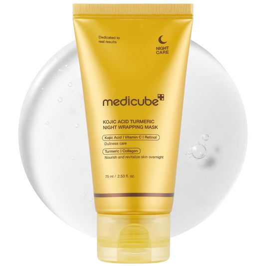 Medicube Kojic Acid Turmeric Night Wrapping Mask 75ml Expiry 06 - 2028