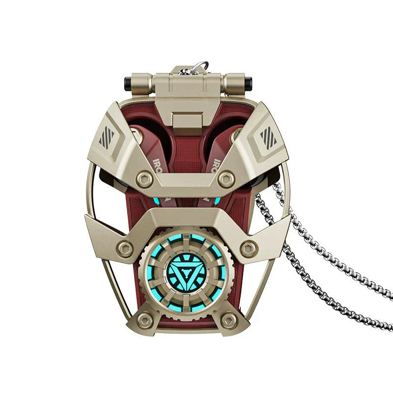 Marvel Iron Man Arc Reactor Wireless Earbuds – LED Futuristic Design سماعات مارفل آيرون مان اللاسلكية بتصميم مستقبلي وإضاءة LED